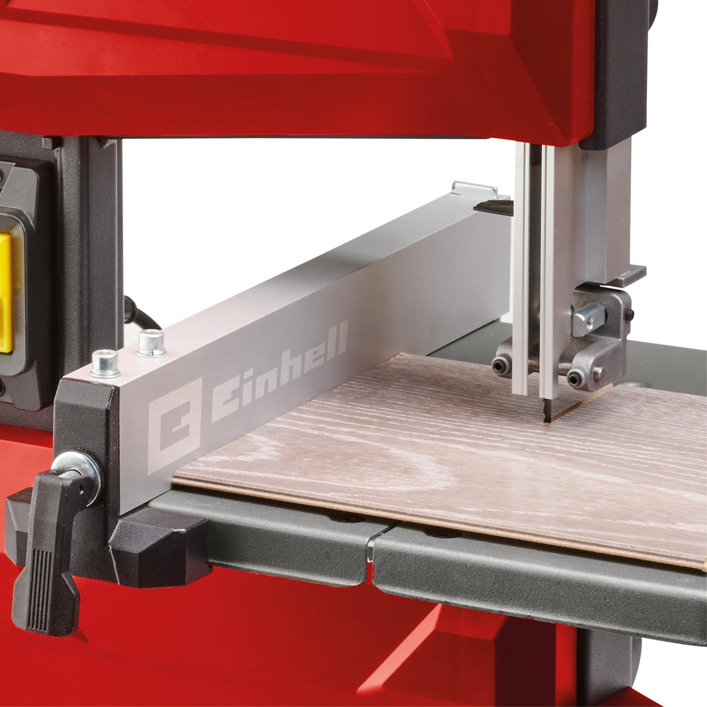 Einhell Bandsäge TC-SB 200 + (300 W, werkzeugloser Sägebandwechsel, Parallelanschlag, Höhenverstellung, robuste Sägebandführung, stufenlos neigbarer Tisch)