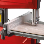 Einhell Bandsäge TC-SB 200 + (300 W, werkzeugloser Sägebandwechsel, Parallelanschlag, Höhenverstellung, robuste Sägebandführung, stufenlos neigbarer Tisch)