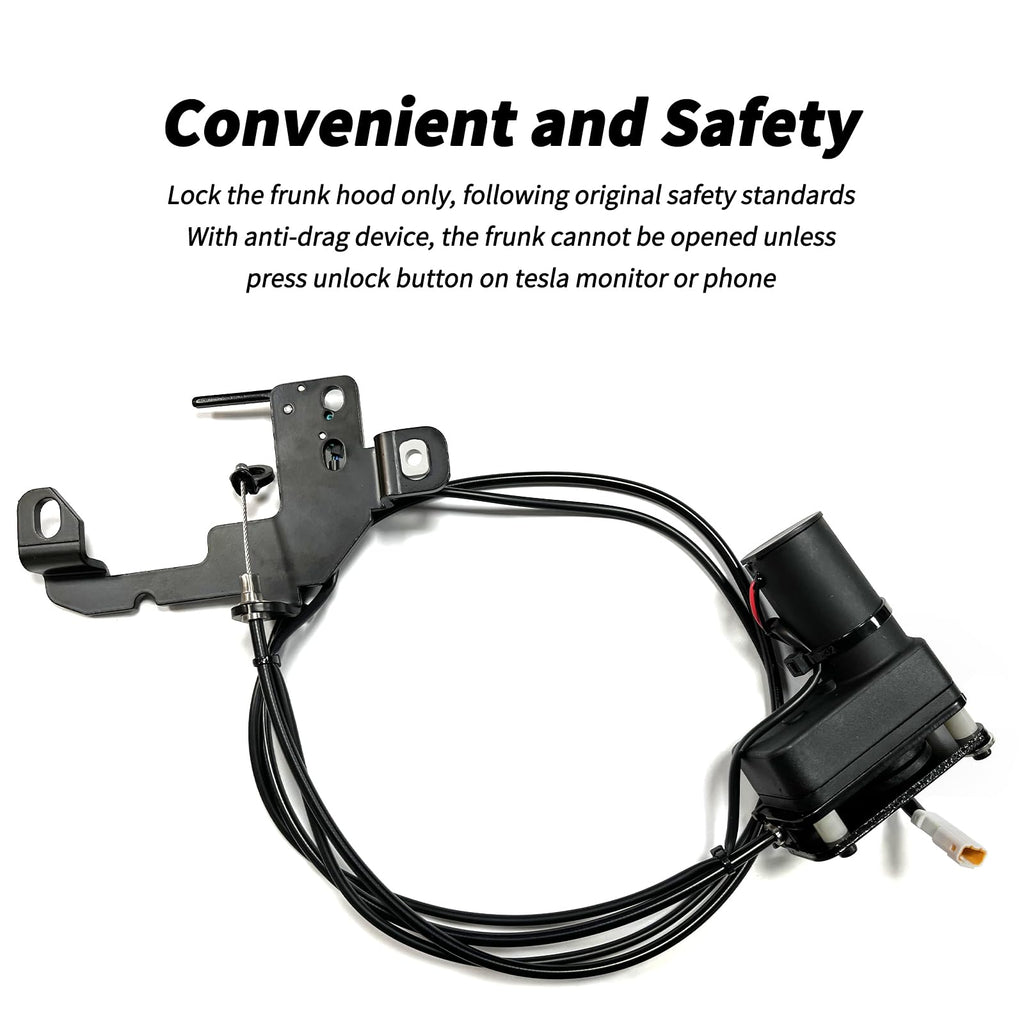 AAMHHM Tesla Model 3 Frunk Soft Close Highland Power Front Trunk Elektrische Saug-Autoverriegelung Kompatibel mit 2024 2023 2022 2021 (Tesla Model 3 Soft Frunk Close)