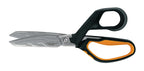 Fiskars Hochleistungsschere, Bis zu 30% mehr Kraft, Länge 21 cm, Langlebiger rostfreier Stahl/Kunststoff, Schwarz/Orange, PowerArc, 1027204