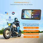 Spedal CL871 6.25" Motorrad CarPlay & Android Auto Bildschirm, Ganzkörper Wasserdicht, GPS Navigation für Motorrad, Bluetooth, Siri/G00gle Assistent (CL871)