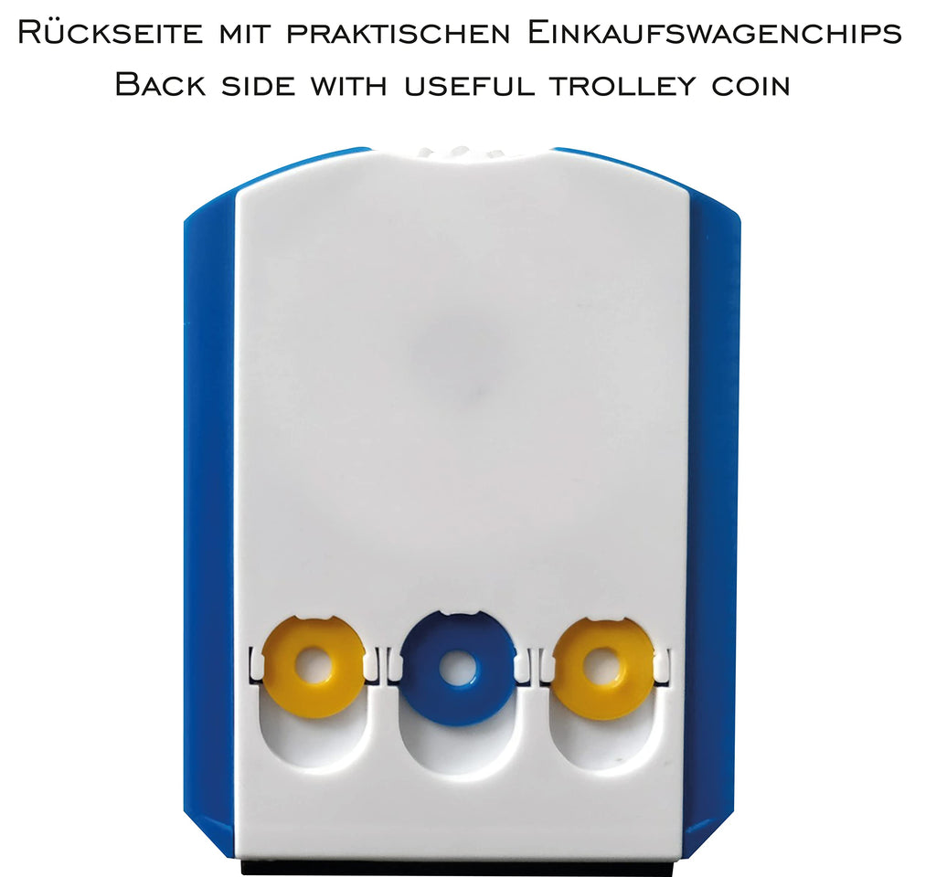 Prolac - Parkscheibe für Autos, mit 3 integrierten Einkaufswagenchips und Eiskratzer - Parkuhr aus widerstandsfähigem Kunststoff - Eiskratzer Auto (3 Stück)