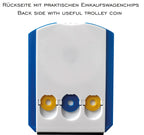 Prolac - Parkscheibe für Autos, mit 3 integrierten Einkaufswagenchips und Eiskratzer - Parkuhr aus widerstandsfähigem Kunststoff - Eiskratzer Auto (3 Stück)