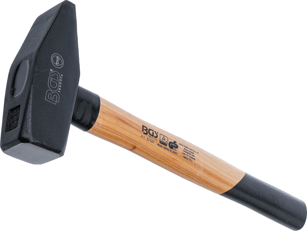 BGS 52320 | Schlosserhammer | Hickory-Stiel | DIN 1041 | 2000 g
