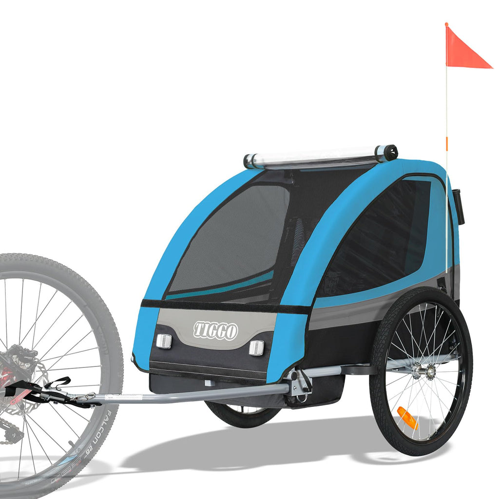Tiggo Kinderanhänger Jogger 2 in 1 Kinderfahrradanhänger Fahrradanhänger Anhänger 50402