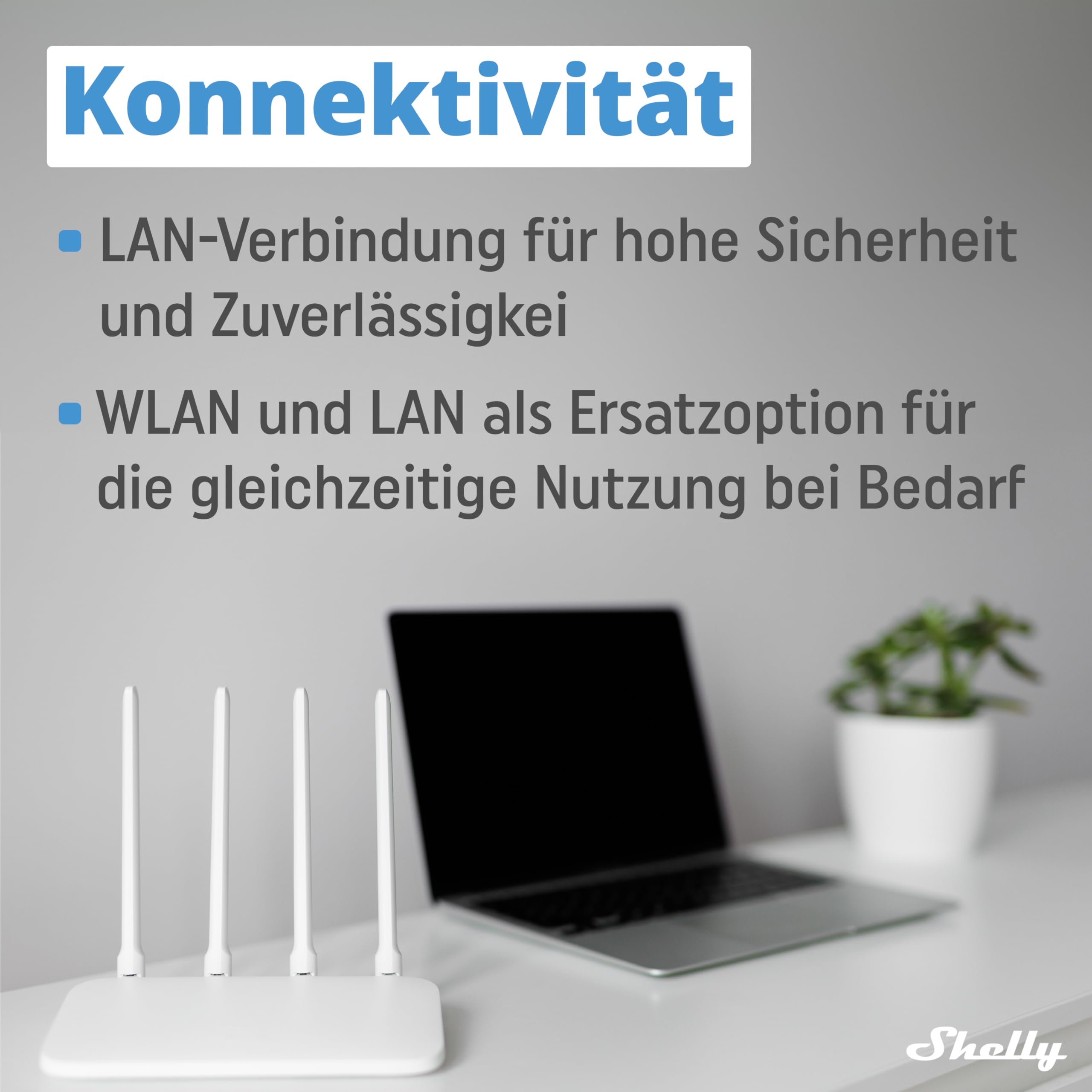 Shelly Pro 3 | WLAN & LAN 3-Kanal 3-Phasen Smart DIN-Schienen Relais Schalter - 48A | Alexa & Google Home | iOS Android App | Hausautomation | Lichtsteuerung | Fernsteuerung motorisiertes Ventil