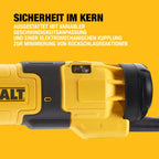 DEWALT 125 mm Winkelschleifer mit Beton-Oberflächenset DWE4257KT-QS (1.500 Watt, Epoxyd-Harz gepanzerte Wicklung, Sanftanlauf, mit 125mm Staubhaube, Bügelgriff und Diamant-Topfscheibe), DWE4257KT-QS