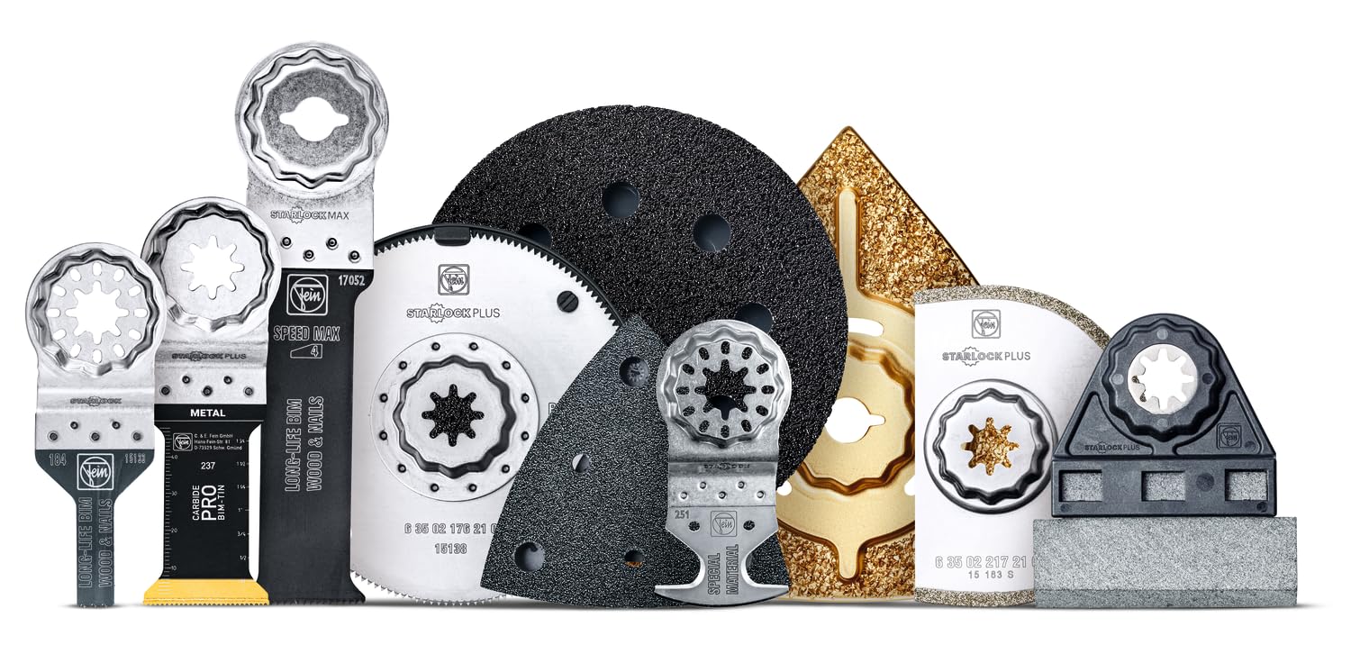 Fein Hartmetall Sägeblatt (ø 90 mm, Aufnahme Starlock Plus, zum Austrennen schadhafter Fliesenfugen, Fräsen von Schlitzen, extra dünne Ausführung) 63502170210