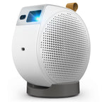 BenQ GV50 1080p Laser Tragbarer Deckenprojektor mit Stativfuß | Drehbare Winkelprojektion | 500 ANSI Lumen | 18W Bass Bluetooth Lautsprecher | Google TV mit Netflix | Chromecast & AirPlay | Autofokus