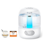 Dreo Luftbefeuchter für Schlafzimmer, kühler Nebel Luftbefeuchter für Haus und großen Raum, leiser Luftbefeuchter für Baby, Nachtlicht, ätherisches Diffusor, schnelle Ultraschall Luftbefeuchter
