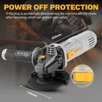 Winkelschleifer 125 mit Drehzahlregelung: DEKOPRO 125mm 800W Corded Electric Trennschleifer für Schneiden,Polieren und Schleifen