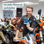 GPS-Tracker für E-Bikes — Motorrad kompatibel, lückenlose GPS-Übertragung in Europa — Diebstahlschutz, Echtzeit-Tracking mit Handy-App — inkl. SIM & Zusatzakku