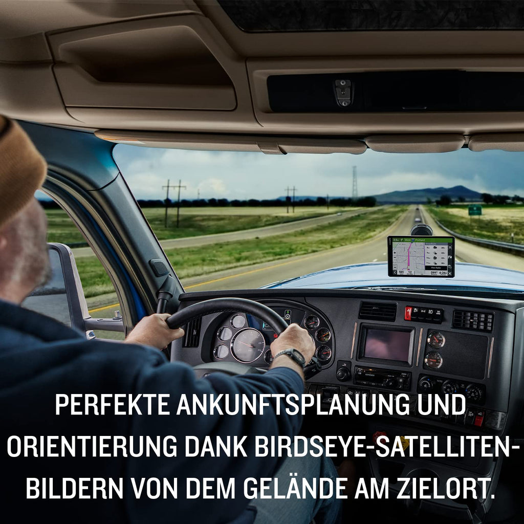 Garmin dēzlCam LGV 710 MT-D EU – LKW-Navi mit integrierter Dashcam, Kollisionswarner & Spurhalteassistenz. 7“ Farbdisplay, vorinstallierte EU Karten, fahrzeugspezifisches Routing & Satellitenbilder.