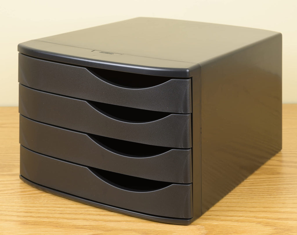 Jalema 2686374299 Bürobox Resolution 300 x 216 x 375 mm Anthrazit, Schwarz