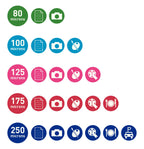 Leitz Heißlaminierfolien A4 125 mic, Hochwertige Laminierfolien im 100er Pack, mit abgerundeten Ecken, transparent, glänzend, für den Einsatz zu Hause oder im Büro, 33808