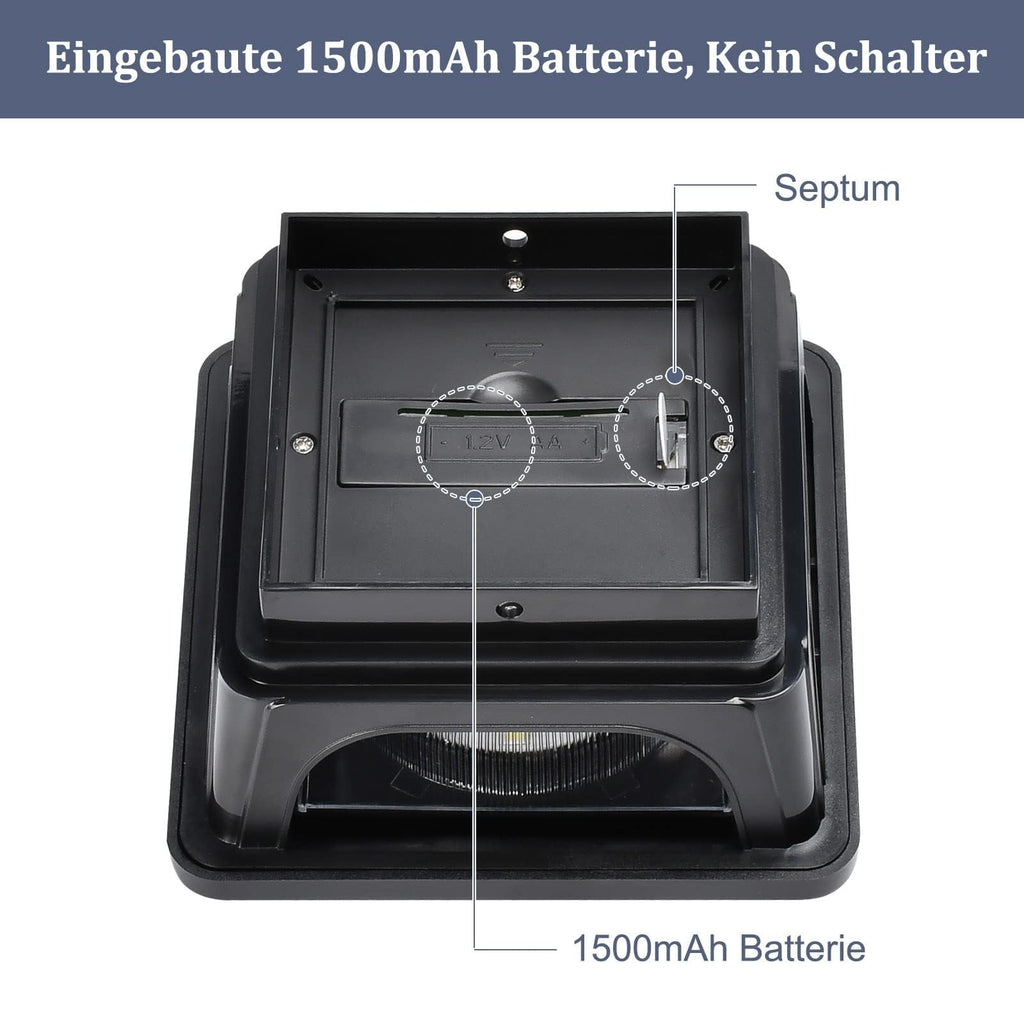GEYUEYA Home 2pcs Solar Pfostenkappe 7x7 8x8 9x9 10x10, Pfostenleuchte Zaunpfosten Beleuchtung Pfostenlampen Außen Post Cap Light, IP65 für Pfosten, Zaun (Größe: 7.6 bis 10.1cm), Schwarz