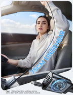 Lamicall 3 IN 1 Zigarettenanzünder USB C Auto Ladegerät -【2026 Super Kompakt】50W USB Adapter Auto Schnellladegerät mit einziehbare Typ-C Kabel/USB C/USB A, 24/12V KFZ Ladegerät Auto für iPhone/Samsung