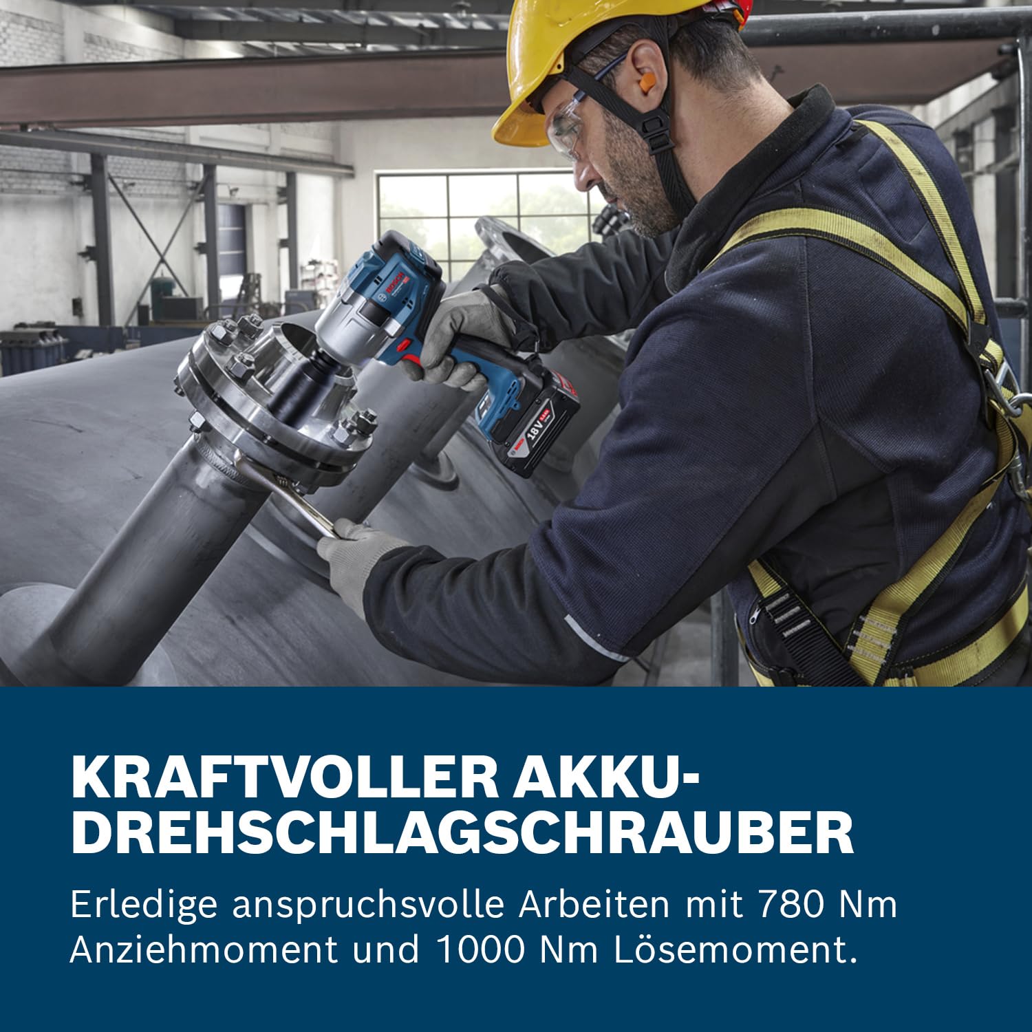 Bosch Professional 18V System Akku Drehschlagschrauber GDS 18V-780 (inkl. XL-BOXX)