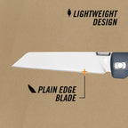 Gerber Taschenmesser mit Gürtelclip, Pledge, 7Cr17MoV Edelstahlklinge im Reverse-Tanto-Look, Griffschalen aus glasfaserverstärktem Nylon, Klingenlänge: 9,2 cm, 1067369