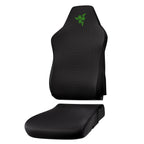 Razer Gaming Chair Sleeves - Designt Iskur V2 X - robust und komplett waschbar - Schutz vor Schmutz und Flecken (2-teilige Design Bezüge für Rückenlehne & Sitzfläche) Schwarz