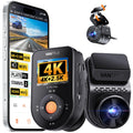VANTRUE S1 PRO MAX 4K + 2.5K STARVIS 2 Dashcam Auto Vorne Hinten, 5G WLAN PlatePix AI Dash Cam GPS 360° HDR Puffer Parküberwachung Auto Kamera, LTE Optional, Sprachbefehl, Privatsphäremodi, 1TB Max