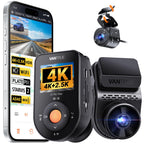 VANTRUE S1 PRO MAX 4K + 2.5K STARVIS 2 Dashcam Auto Vorne Hinten, 5G WLAN PlatePix AI Dash Cam GPS 360° HDR Puffer Parküberwachung Auto Kamera, LTE Optional, Sprachbefehl, Privatsphäremodi, 1TB Max