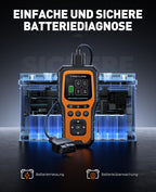 TREKURE 6000A Auto Starthilfe Powerbank mit OBD2 Diagnosegerät und Batterietest, Starthilfe Powerbank für PKW 12V, für Benzin & Diesel bis 10,0L, Tragbare Starthilfe mit LED-Notlicht, V0-Feuerschutz