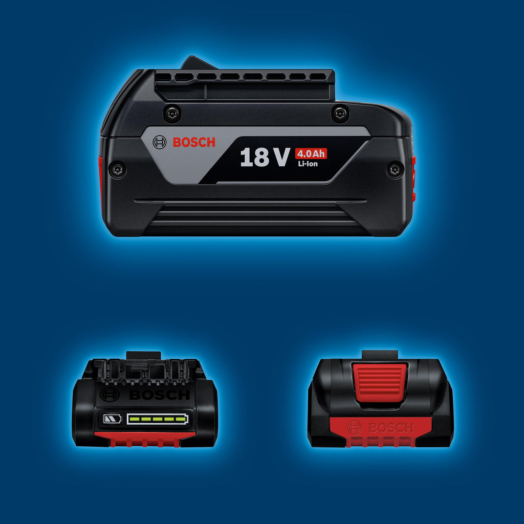 Bosch Professional 18V System Akku Starter-Set: 1x GBA 18V 4.0Ah Akku + Schnellladegerät GAL 18V-40