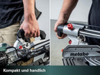 metabo Kappsäge KS 216 M - 1100 W, 216 mm Sägeblatt - Präzisionsschnitt, LED-Schattenlinie, integrierte Tischverbreiterung, leicht und mobil - Inkl. Hartmetall-Sägeblatt und Zubehör