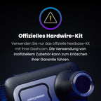 Nextbase Dash Cam Hardwire Kit, Festeinbau-Kabel für alle Dashcams der Nextbase Serie 2, Kabellänge 5m, zur Stromversorgung durch Anschluss an Sicherungskasten, einfaches Plug-and-Play