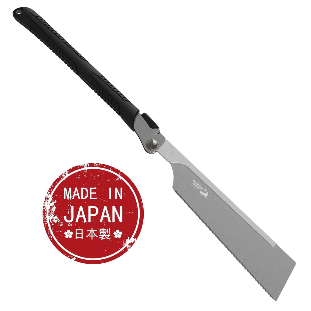 FAMEX 5527 Profi Japansäge Dozuki 240mm aus Karbonstahl - sehr fein 22 TPI - Dicke 0,3 mm - Made in Japan - Handsäge klappbar für Heimwerker und Gewerbe, Feinsäge für Holz, Zugsäge
