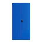 Jan Nowak by Domator24 Werkzeugschrank TC01A Werkstattschrank Garagenschrank Lochwand 4 Fachböden Flügeltüren Stahlblech 185 cm x 92 cm x 50 cm (blau)