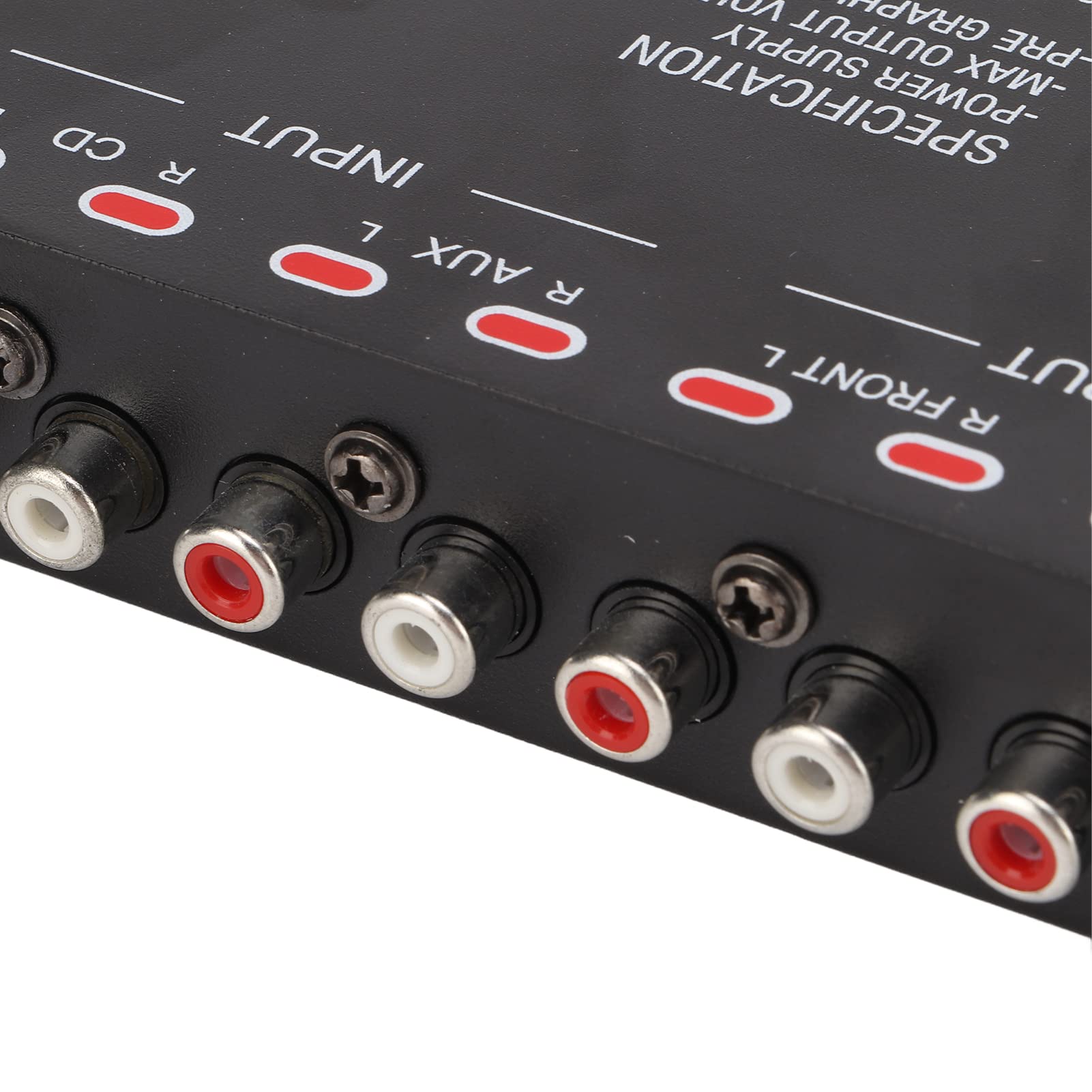 Auto-Equalizer mit 7-Band-Grafik-Equalizer 7-Band-Vorverstärker-Digital-Equalizer Auto-Audio-EQ Auto-Audio-Grafik-Equalizer Universeller Tiefpass 7-Band Variable Gain-Anpassung High-Level-Eingangs-EQ