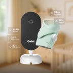 Owlet Dream Duo – Smart Baby Monitor mit Dream Sock® Sensor, präzise Puls- & Sauerstoffmessung, 2K HD Kamera, Schlafanalyse, WLAN & App-Steuerung für sicheres Baby-Monitoring, Mint