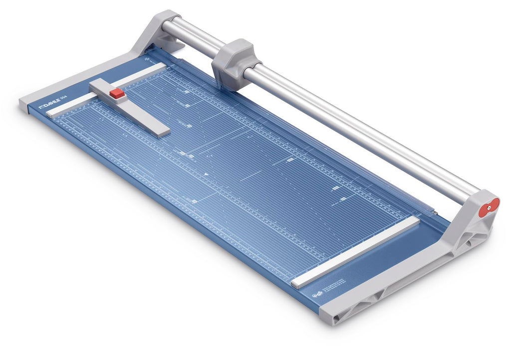 Dahle 554 Papierschneider (bis DIN A2, 20 Blatt Schneidleistung, 2 mm Schnitthöhe) blau