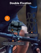 Tiakia Fahrrad Handyhalterung Aluminiumlegierung Motorrad Scooter Fahrrad Universal Handy Halterung Schnellspanner Outdoor Lenker Handy Halter Mit 360° Drehbarer Für 4,5-7,0 Zoll Smartphone