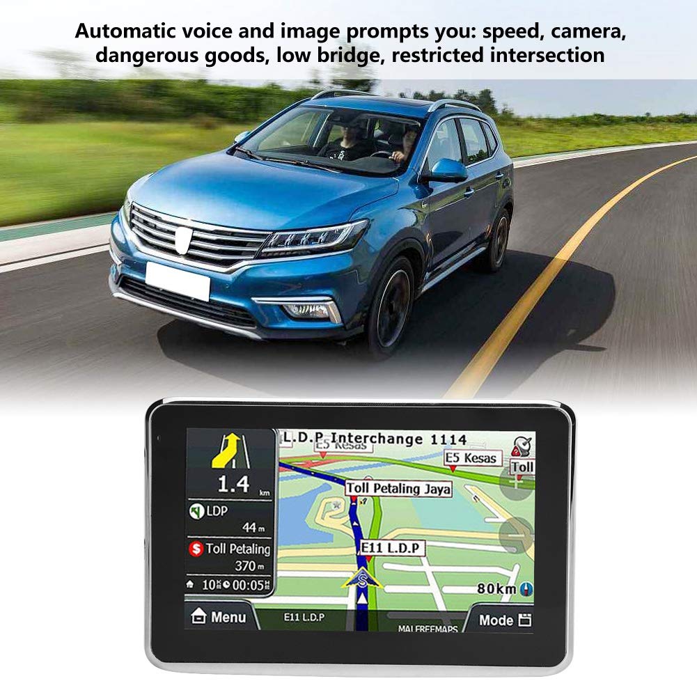 Navigationsgeräte für Auto, GPS-Navigation, universeller 5 Zoll Touchscreen Auto Navigator GPS Navigation DDR256M 8G MP3 FM Europa Karte 1