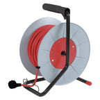 EMOS - Kabeltrommel 25m - 4 Schuko-Steckdosen - 230 V, 16 A, 3680 W - hochwertige PVC-Isolierung - H05VV-F3G 1,5 mm2 - Überhitzungsschutz - IP20 für Innen