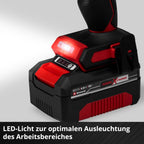 Einhell Professional Akku-Schlagschrauber IMPAXXO 18/450 (1x4,0Ah) Power X-Change (18 V, 450 Nm, Brushless, Außenvierkant-Aufnahme, inkl. 4 Ah Akku, Ladegerät, Nuss-Set)