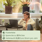 SpeedComfort Heizkörper Ventilator Mono Set – 1 Stück Heizkörperventilatoren - energieeffizienter Heizungsventilator - Bis zu 22% Energieeinsparung – Geräuscharm