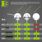 6 x 400ml Spraytive Power Druckluftspray: Mit 10cm + 50cm Sprühverlängerung - Reinigung von Tastatur, PC/Computer, PS5, Kamera