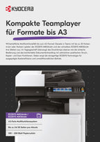 Kyocera Ecosys M8130cidn Farblaserdrucker Multifunktionsgerät mit Touchpanel: Drucker Scanner Kopierer, 30 Seiten pro Minute. Din A3 Drucker Inkl. Mobile-Print-Unterstützung.