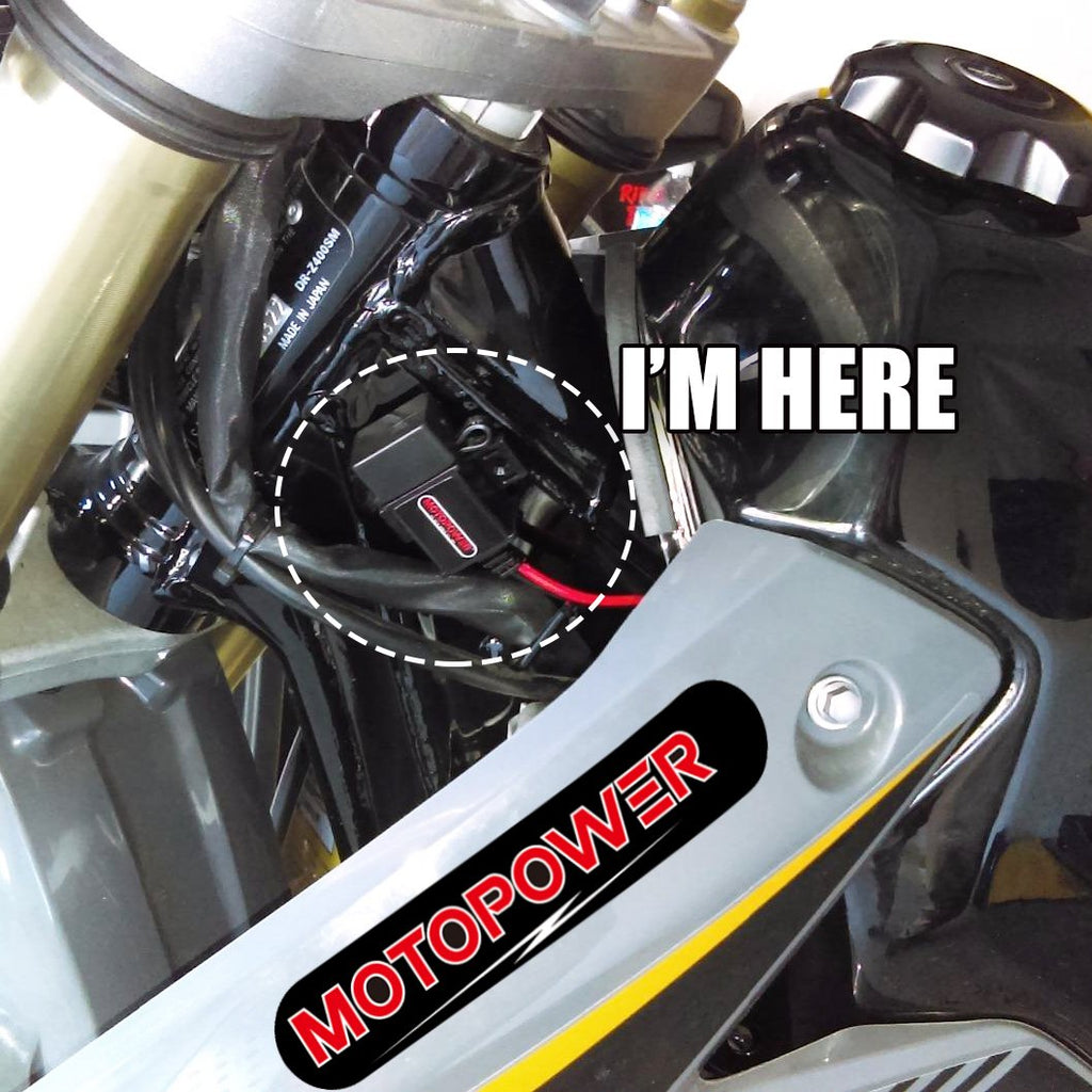 MOTOPOWER MP0609A 3,1 Amp Motorrad USB-Ladegerät Kit für Telefon, GPS oder Sportkamera