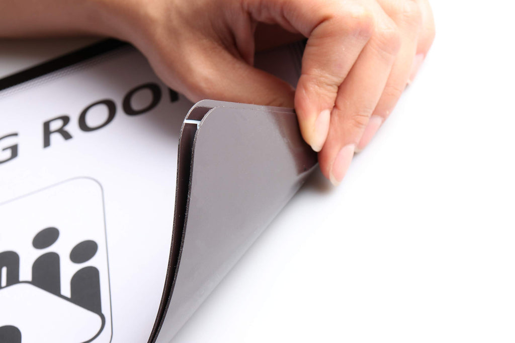 Djois, 194903 - Magnetischer Displayrahmen Magneto, A4, Rot, 2 Stück, Einzigartiges Design, Magnetische Rückseite, Blendfreie Oberfläche, Ideal für visuelle Kommunikation