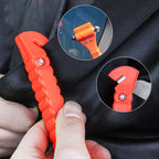 4 Stück Notfallhammer Auto mit Gurtschneider, 2 in 1 Gurtschneider Notfallhammer fürs Auto Nothammer mit Gurtmesser, Fensterbrecher und Auto Sicherheitshammer mit Gurtschneider für Auto, Bus, PKW