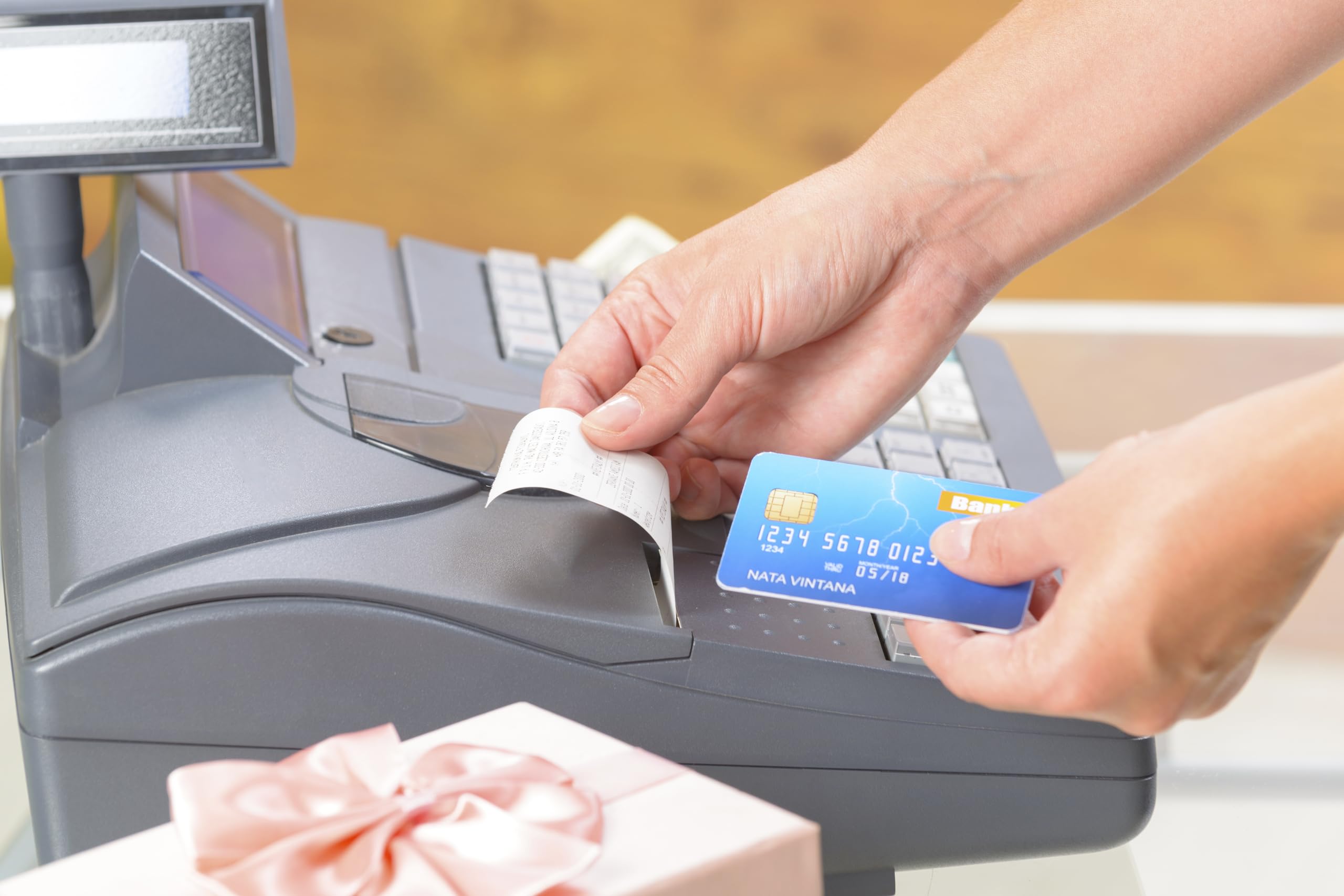 Exacompta 44809E 50er Pack Thermopapierrollen 1-lagig Breite: 57mm, Länge: 18m, Durchmesser Kern: 12mm 44g/m² Thermorolle für Kartenzahlung (EC Cash Geräte)