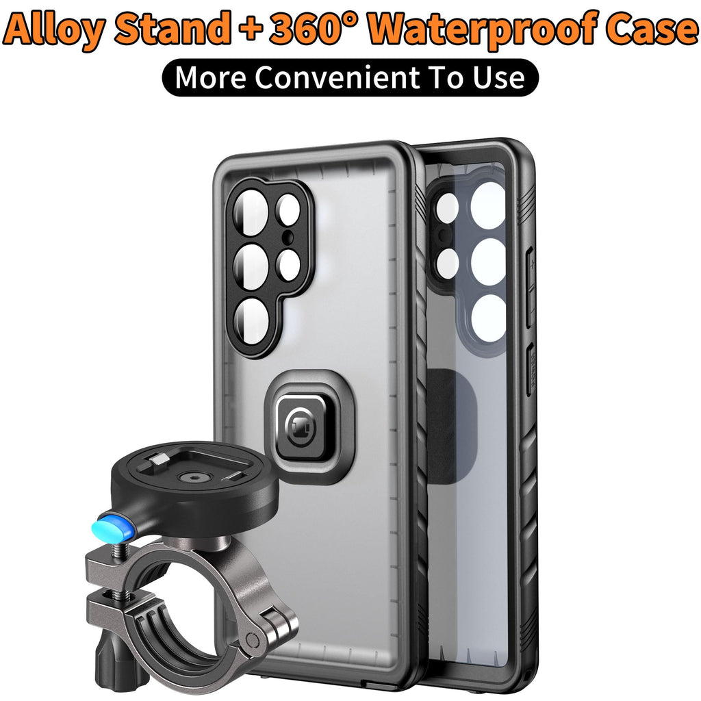 Cozycase 1 Sekunde zum Entsperren oder Verriegeln - Handyhalterung Fahrrad für Samsung Galaxy S25 Ultra Wasserdicht -Bike Phone Holder Mount Handy S 25 Halterung Motorrad Lenker Rennrad MTB Waterproof