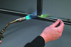 ROTHENBERGER Industrial 5teiliges Hochleistungs-Turbo-Lötbrenner Set inkl. 2 m Propan-Gasschlauch & Zubehör | Lötbrenner | Brenner | 800°C Arbeitstemperatur | Weichlöten | Hartlöten 030950E