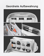 Inateck Elektronik Case, Spritzwassergeschützte Zubehörtasche, USB Kabel Gadget Organizer Tasche, Reisefreundlich