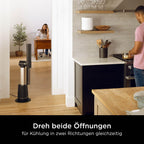 Shark TurboBlade Turmventilator, leise, Hochgeschwindigkeitssystem, Luftzirkulation bis 20 Meter, 10 Geschwindigkeiten, 180° Oszillation, Fernbedienung, Timer, Einfache Reinigung, Anthrazit TF200SEU